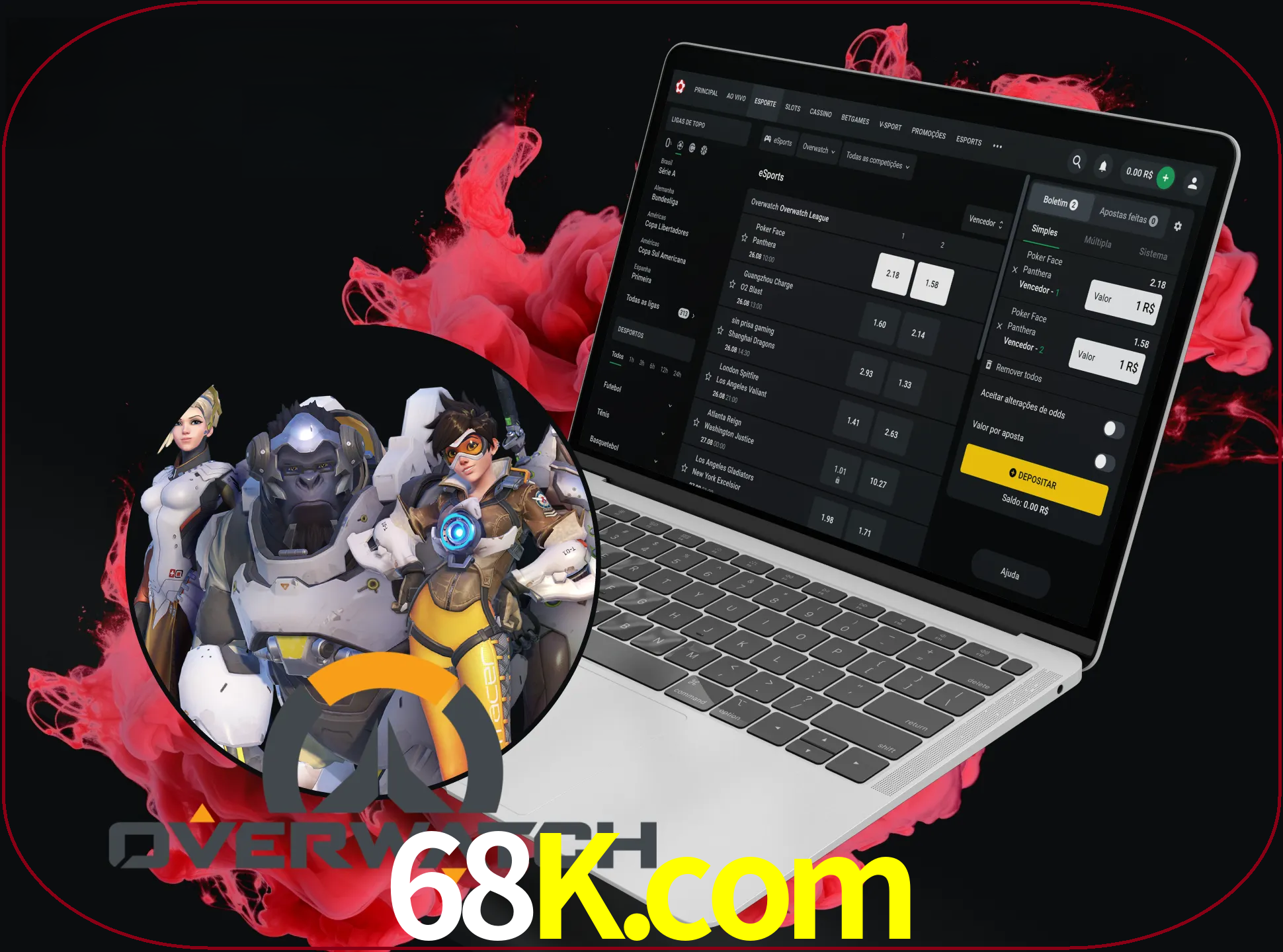 Os fãs deste fantástico jogo apreciarão a abundância de jogos e podem também ganhar dinheiro real apostando no 68k.